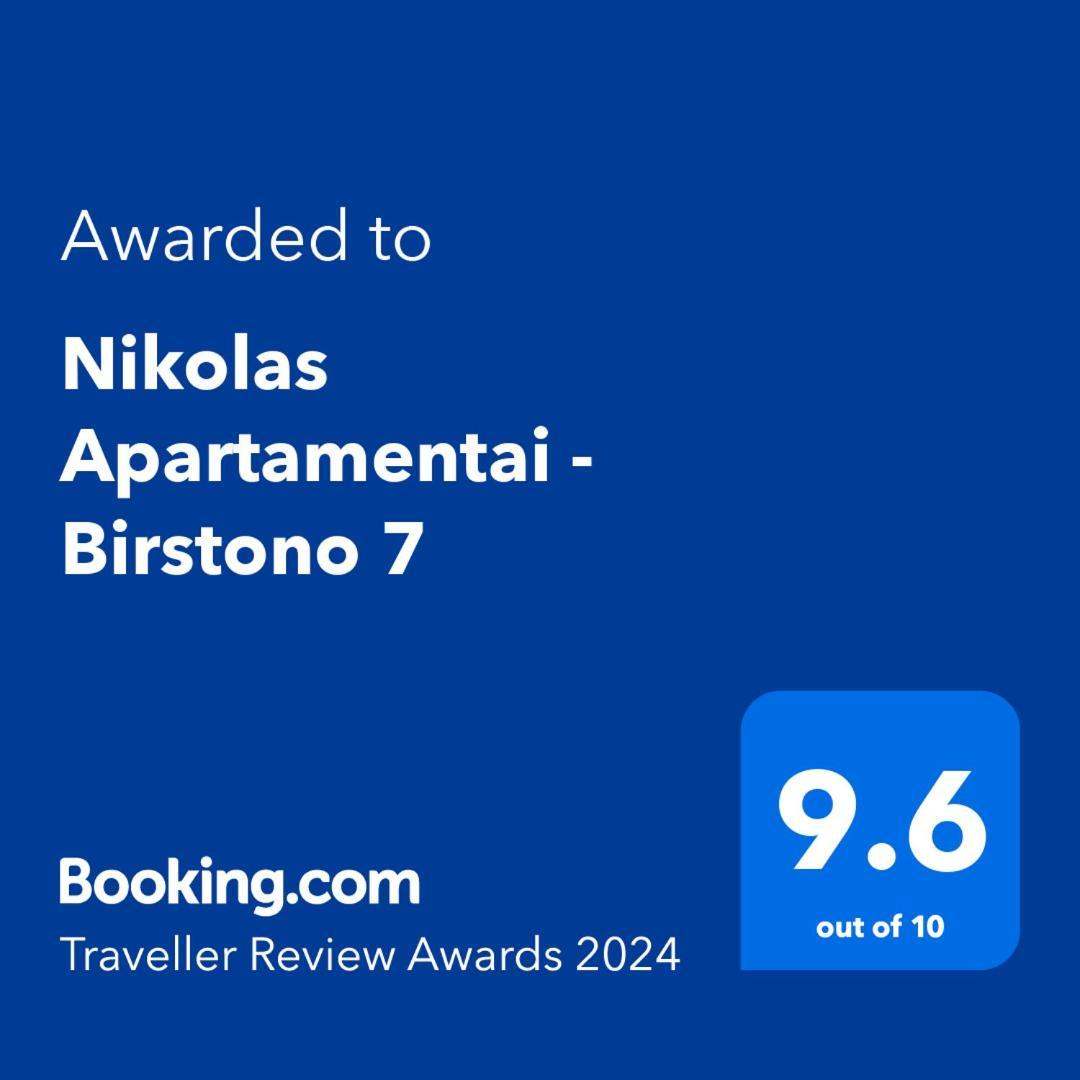 Nikolas Apartamentai - Birstono 7 Druskininkai Exteriör bild